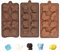 DTYGUIXE 3PCS Moule Silicone Chocolat Patisserie Bonbons Antiadhésifs Moule Silicone Chocolat Forme de Animal Moule Silicone Abeille Patisserie Bonbons Antiadhésifs Moule pour Pralines, Bonbons