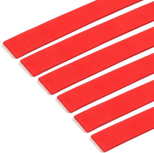 PATIKIL 18 Table Tennis Side Tape, 20 Pack Table Tennis Edge Tape Protect the Edges of Rubber and Blade for Paddles Racket, Red