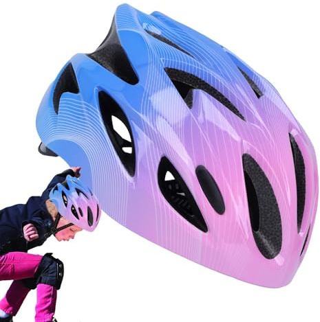 Hailerio Casque Vélo Enfant Réglable (48-56CM) - Protection pour Trottinette et Skateboard - Idéal pour Filles et Garçon