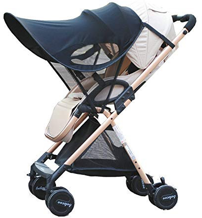 PAIKIUU Universal Kinderwagen Sonnenschutz Abdeckung UPF50+ Kinderwagen Sonnenschutz, Kinderwagen Sonnenschutz Baby Sonnenschutz Kinderwagen Zubehör für Kinderwagen, Kinderwagen, Buggy, Kinderwagen