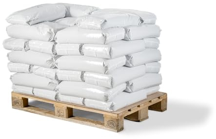 Streusand 1-3 mm 20 x 25kg PE Sack auf Palette | natürliches Winterstreugut | umweltfreundliches Streumittel (500, Kilogramm)