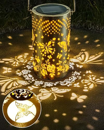 Solarlampen für Außen, 1 Stück Solarlampen für Außen Garten, IP65 Wasserdicht Solarlaterne für Außen, Solarlampen für Garten, Draußen, Gartendeko, Patio, Baum, Camping, Rasen, Geschenk