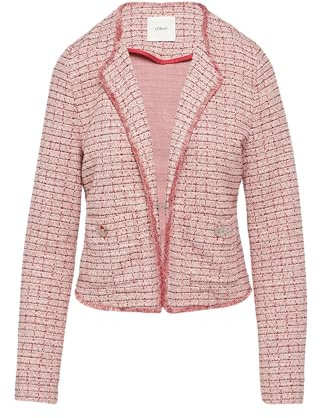 s.Oliver Bouclé-Jacke mit Fransen