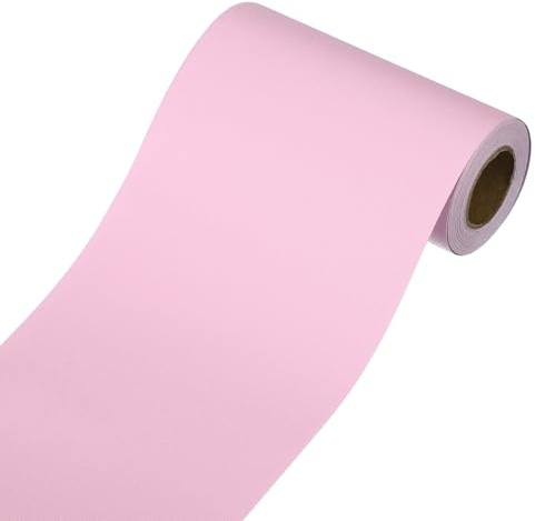 sourcing map Borde de papel pintado, bordes de papel tapiz para despegar y pegar, 3.9 x 196 pulgadas, cinta autoadhesiva para marco de espejo para decoración de cocinas, dormitorios y baños, color