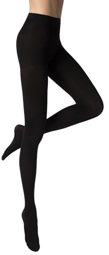 Dancina Ballet Dance Tights for Women M/L Black