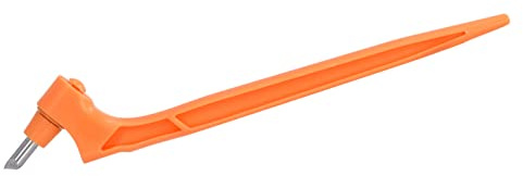 Herramientas de corte artesanal, pluma de corte de plástico para corte de papel para plantillas (naranja)