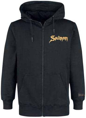Difuzed Der Herr der Ringe Sauron Männer Kapuzenjacke schwarz M 84% Baumwolle, 16% Polyester Fan-Merch, Filme