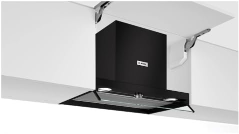 Bosch DBB66AF60, cappa integrata serie 4, 3 velocità di aspirazione, 60 cm, nero opaco