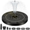 Fuente Solars con Luces de Colores 2025 Upgrade Bomba de Agua Solars con Batería, Fuente Flotante-Solar con 6 Boquillas para Baño para Pájaros, Piscina, Circulación de Agua (3W 16cm Solar Fountain)