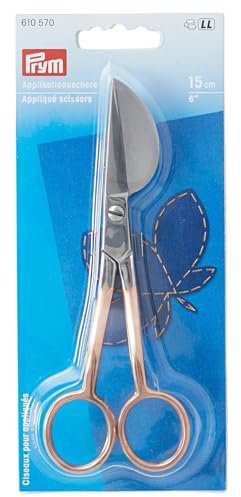 Prym 610570 Applikationsschere 15 cm rosegold