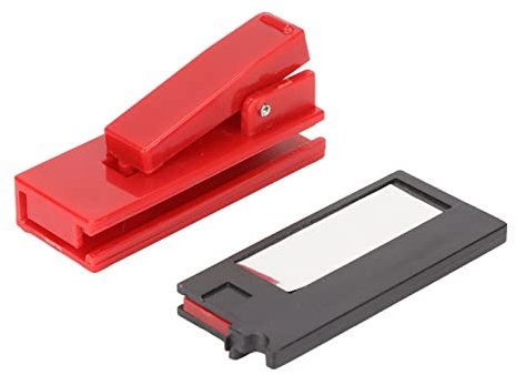 Bewinner Personal Radiation Detector, Nuclear Radiation Detector Geiger Counter, 0.1μGy Threshold Electromagnetic Field Radiation Dosimeter for Wallet or Pocket(Red)