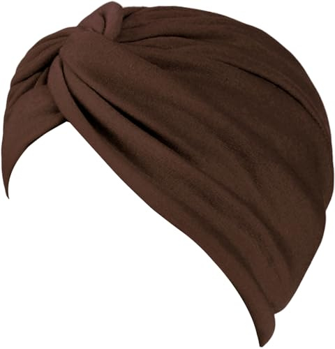 Mesu Bonnet de nuit pour femme en chimiothérapie - Turban - Couvre-chef pour perte de cheveux due au cancer, B-café., Taille unique