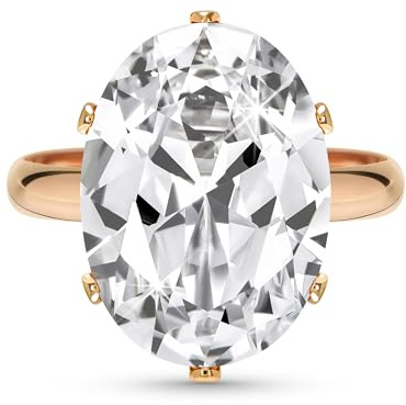 Linawe Ringe Frauen Rosegold Schmuck Ring Verstellbar, Grosse Groessen Moissanite Diamant Damenringe, Fingerring Damen Jewelry