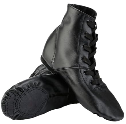 Jazz Chaussures de danse pour femme - Noir - Semelles douces - Ballerines avec sangles - Chaussures de gymnastique sportives - Chaussures d'entraînement élégantes et confortables - Chaussures de sport
