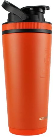 Ice Shaker 26 oz Shaker Bottle, Insulated Stainless Steel Water Bottle & Protein Shaker As Seen On Shark Tank