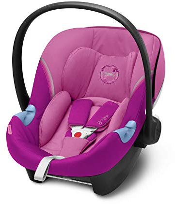 CYBEX Gold babyskydd Aton M i-Size, för barn i längden 45-87 cm, Max 13 kg, Magnolia Pink