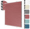 HOMEDEMO Wabenplissee Plissee ohne Bohren Klemmfix Verdunklung Thermo Zweifarbig Weinrot 70 x 130cm(BxH) Faltrollo 100% Blickdicht, Sonnenschutz & Schallschutz Plisseerollo für Fenster & Tür
