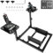 Dardoo Flight Simulator Stand with Seat Frame Compatible for Thrustmaster A10C Hotas Warthog Adjustable Throttle,Joystick not Included