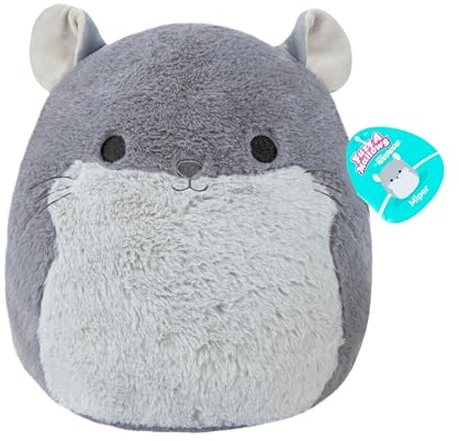 Squishmallow FuzzAMallows Plüschtier Miper die Chinchilla 30 cm – Squishmallows Kuscheltiere
