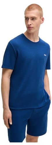 BOSS Herren Pyjama_T_Shirt Waffle T-Shirt, Open Blue494, M