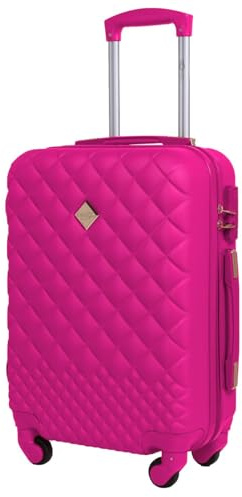 CABIN GO 5590T Valigia, Trolley Viaggio Rigido ABS, Trolley rigido con ruote girevoli 55x40x20