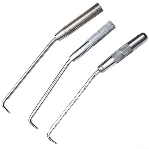 Barre d'acier de chantier - Pince d'enroulement de fil de fer chromé - Outil de tricot pour projets de construction (A)