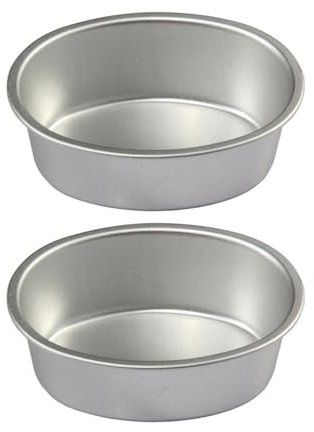 Xuancai 2 teglie ovali per cheesecake, antiaderenti, in alluminio, stampi per torte, pane, pagnotte, teglie, stampi per forno