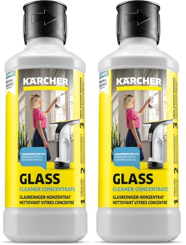 Kärcher Detergente per vetri concentrato RM 500 per aspiragocce WV1, WV2, WV5, WV6 (Confezione da 2)