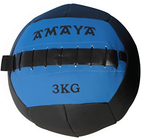 AMAYA SPORT Medinmax Soft Boll - 3 Kg. Medicinsk boll för Crossfit, Medicinsk boll för gym eller hus