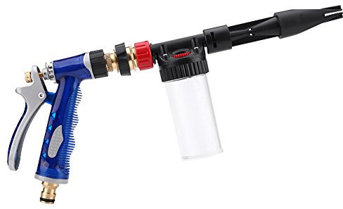 Keenso Auto Kupfer Hochdruck Seifen Schaumspray Autowäsche-Wassergewehrsatz Schaumsprüher Schaumkanone Schaumsprühpistole Werkzeug Reinigungswerkzeuge