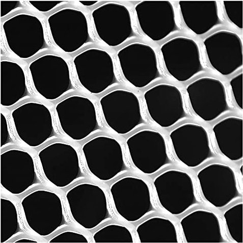 Drahtgitter Maschendraht Gartenzaun Hasendraht Weißer Kunststoff Maschendrahtzaun Aus Maschendraht Geflügelnetz Mit Krawatten, 5/10/15/20/25/30 M Lang, Gartennetz (Size : 1x10m(3.2x32ft))