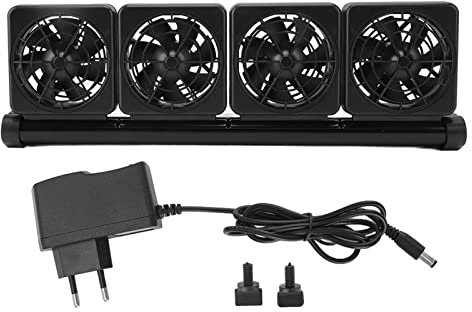 Aquarium Kühlventilator, einstellbare 2 Level Aquarium Kühler für Salz Süßwasser