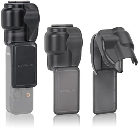 MotuTech Custodia per DJI Osmo Pocket 3 - Custodia di protezione per obiettivi, schermo con cappuccio rigido, Nero , Minimalist
