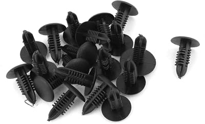 A ABSOPRO Bil Stänkskärmsdörr 5 mm Hål Plastnithållare Svart 20 st Artikelbyte