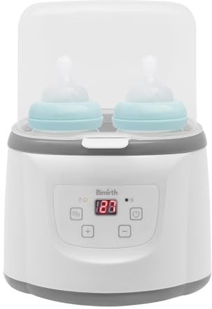 Flaschenwärmer Baby 6-in-1: Sterilisator, Schnell-Flaschenwärmer, Milchflaschenwärmer, Babykostwärmer, Abtauung, mit LCD-Display und Timer 24 Stunden