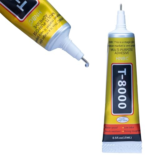 Rosfix T-8000 – universallim | 15 ml, exakt användning, flexibel, stark, luktfri | För elektronik, smycken, reparationer | lim