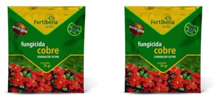 Fungicida de cobre 25g. Fungicida de amplio aspectro. Eficaz contra roya, mancha foliares, agudo...Accion preventiva y curativa. (2)