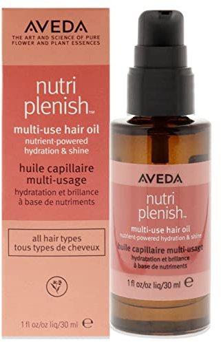Aveda Nutriplenish™ Multi-Use Hair Oil | Haaröl | Spendet Feuchtigkeit & pflegt trockenes, strapaziertes Haar | Für Pre-Shampoo, Styling & Leave-In Anwendung | 30 ml