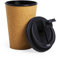 Begoon Kork Tasse - 350 ml - Korkbecher mit Deckel - Umweltfreundlich - Geschenk (2 Stück)