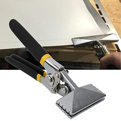 EBTOOLS Blechbiegezange Manuelle Blechklemme Seamer Rutschfester Griff Falzzange Handblechschneider Zange, Zange (Gerade)