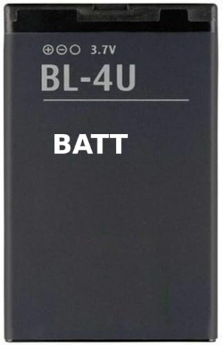 Batt® Battery Compatible with Nokia BL4U BL 4U BL-4U 3120 5530 8800 E66 E75 900mAh