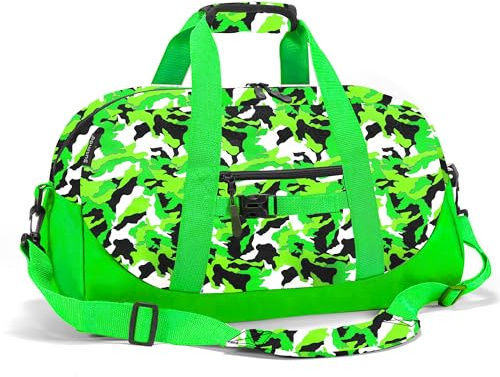 Stumdo Kids Overnighter Duffel Bags for kids, Carry-On Size & Ideal for School Practice or Overnight Travel Weekender Tote for Travel Gym Sport bag for Boys & Girls (11slv)