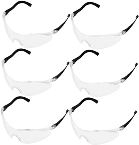 COMNESTBI 6 Stück Kinderbrillen Bausicherheitsbrille Z87 Schutzbrille Schutzbrillen Schutzbrille Für Arbeitsschutzbrille Schutzbrille Schutzglas Transparent Plastik