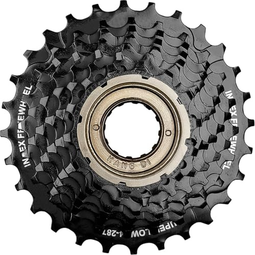 Relwears 7Speed Freewheel 14-28T Screw On Multiple Bike Freewheel Sprocket