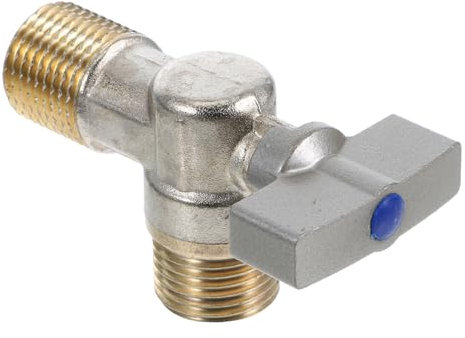 Operitacx Vanne à Bille Arrêt à Angle Pour Tuyaux De Machine à Laver Vanne Arrêt De Toilettes Et Répartiteur De Tuyau De Chauffage