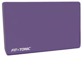 Blocco Yoga Fit-Tonic TH-118 per Techdance Mattoncino Relax Home Fitness Allenamento Sport Palestra Pilates Tracksuit Training Blocchi Mattoncini Accessori Equilibrio (Purple, 23 x 15 x 7,5 cm)