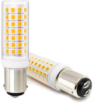 Tupolife LED B15D 230V, B15D LED Dimmbar Special T SLIM, 4.2W Warmweiß 3000K 460LM Ersatz für B15D 40W-50W Halogen Leuchtmittel, 2er-Pack