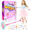 Getatoy Springring Fußkreisel Kinder Swing Wheel mit Lichtrad Blinkender Sprungball Spielzeug Faltbarer Flash Jumping Ball Draußen Geschenke für Kinder 5-12 Jahre Mädchen Junge Geburtstag