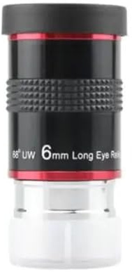 Teleskopzubehör 1,25 Ultra-Weitwinkel-Okular mit 68 Grad Uw6/9/15/20 mm, Zubehör for astronomische Teleskope(Uw6mm)