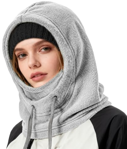 AYPOW balaclava vindtät skidmask vinter termisk fleece ansiktsmask män kvinnor, varm mjuk huva hatt med andningsbart ansiktsskydd halsvärmare för skidåkning motorcykel cykling snowboard utomhussport